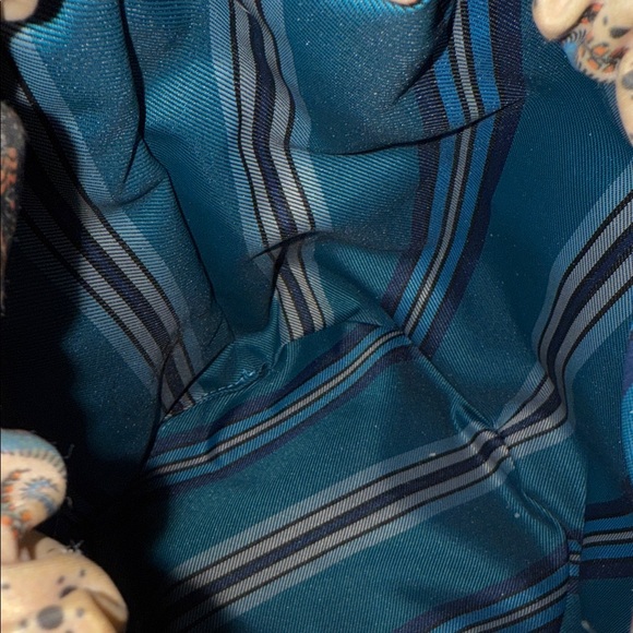 ETRO Milano Paisley Drawstring Clutch with Brown Leather Accents - Picture 7 of 16